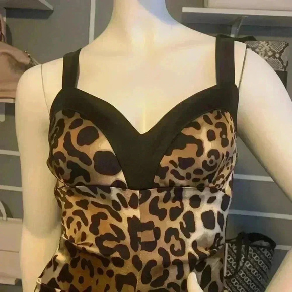 Cache Animal Print Leopard Formal Dresses for Women’s Size 4. D11 - Picture 4 of 15